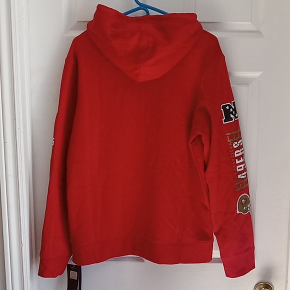 New!! San Francisco 49ers Hoodie S/M/2XL/3XL/4XL/5XL Red Fanatics Hooded Sweater - Picture 6 of 6